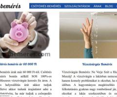 Csőtörés bemérés