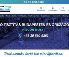 Térkő tisztítás, térkő mosás